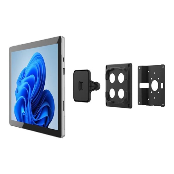 Stödmur Magnetisk - COMPULOCKS - MNTXWM01 - Låsbart - Galvaniserat Stål - Svart