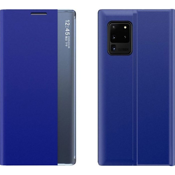 Housse - etui - chaussette Hurtel New Sleep Case Housse med klaff och stöd-funktion för Samsung Galaxy A02s blå
