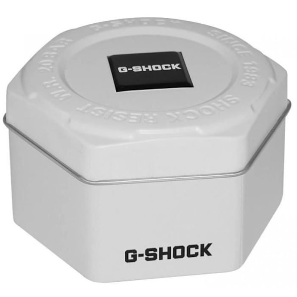 Klocka - CASIO - GM-S2110-7A9ER - Vit Plast - Vattentålighet 20 Atm - Dubbel visning Vit