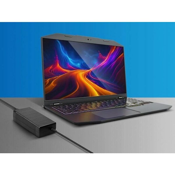 Avacom QuickTIP 250 W universell adapter för professionella bärbara datorer + 8 kontakter