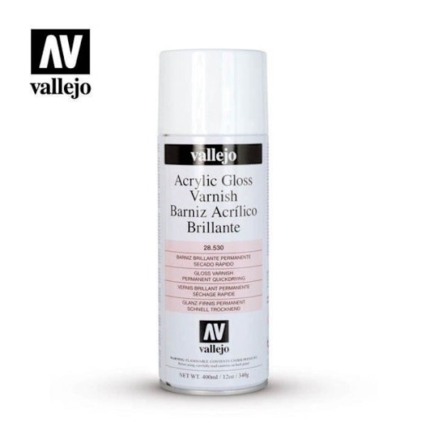 Vallejo Gloss Varnish Spray 400ml