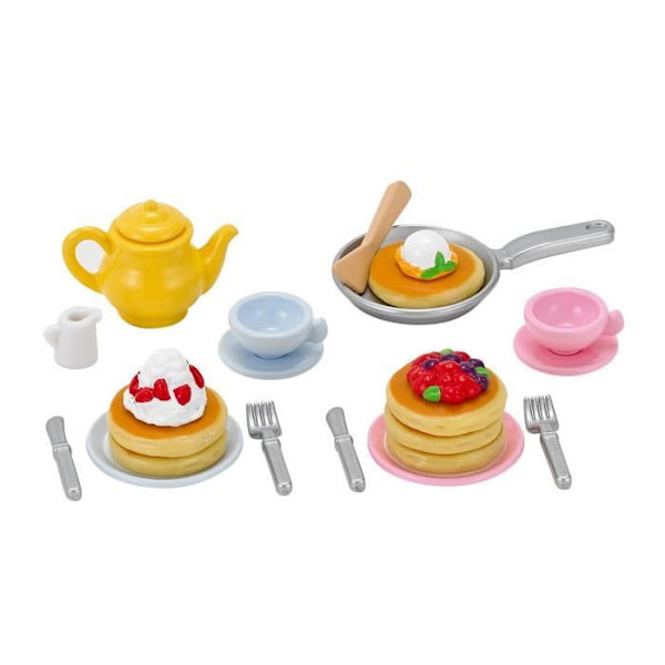 Pannkaka Snack Set - SYLVANIAN FAMILIES - Från 3 år - Kökstillbehör för barn Flerfärgad