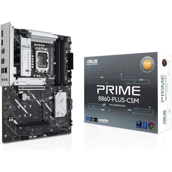 Moderkort - ASUS - PRIME B860-PLUS-CSM - Intel B860 LGA 1851 (Socket V1) ATX