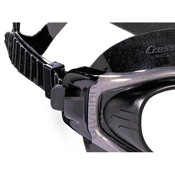 Cressi Minima Svart spjutfiskemask - Vuxen - Unisex - Svart Svart