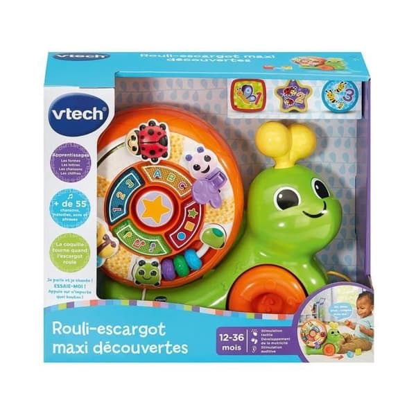 VTECH ROULI-ESCARGOT MAXI UPPTÄCKTER Grön