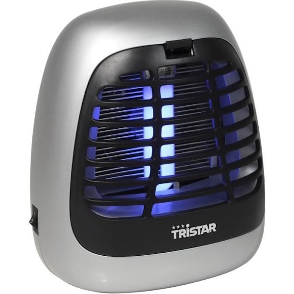 TRISTAR IV-2620 Insektsdödare - 15 watt - Inbyggd fläkt - Grå Grå och svart