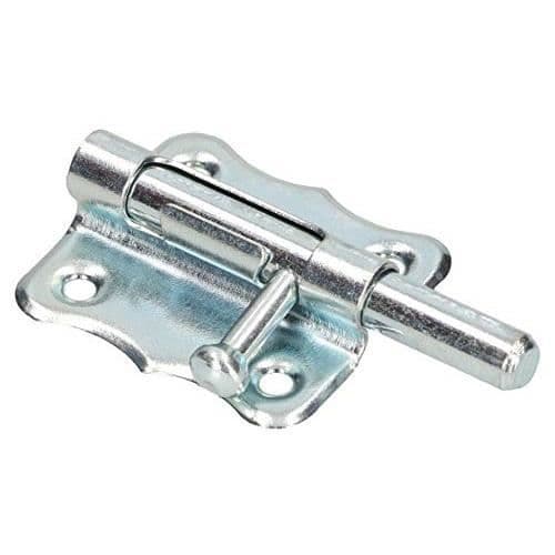 Dörrlås - KOTARBAU - Skjutbult - Robust stål - Snabb montering - Silver 40 mm Pengar