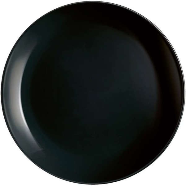 Luminarc Tallrik - 9420164 - Diwali Black Set 4 Desserttallrikar Opal 19 Black
