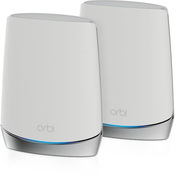 NETGEAR Orbi RBK752 Tri-band AX4200 6 Mesh WIFI-system - 2-pack - upp till 60 anslutna enheter och 350 m² täckning