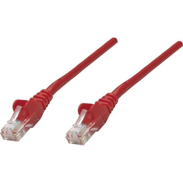 Nätverkspatchkabel RJ45 CAT 6S-FTP Intellinet - [1x RJ45 hane - 1x RJ45 hane] - 20 m - rött guld kontakter