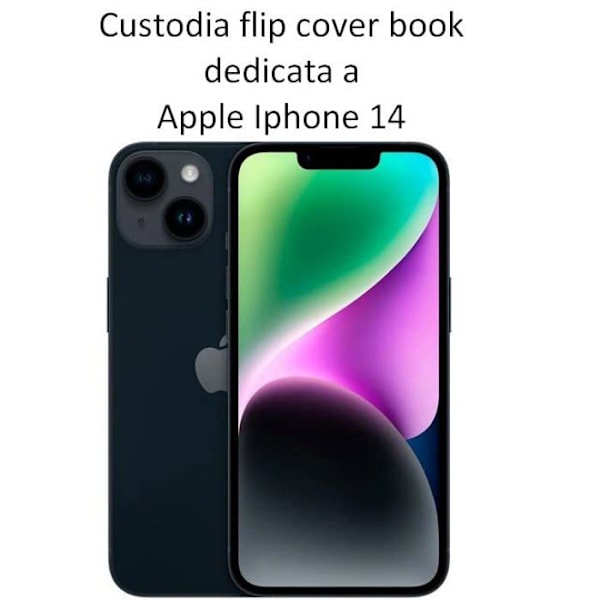 Telefonanropsförstärkare - Förstärkare för lyssning OEM Fancy Book Holster för IPHONE 14 svart
