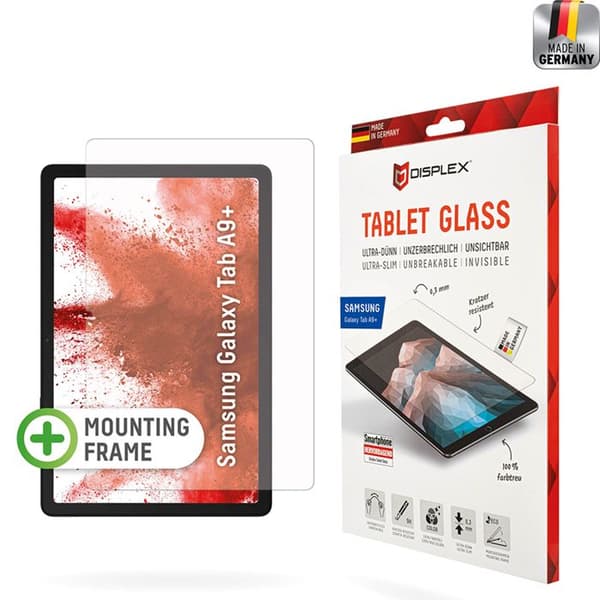 Fodral för surfplatta - DISPLEX - Galaxy Tab A9 Plus - Transparent - Premiumskal - Optimal skydd Transparent