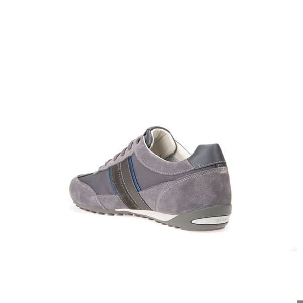 Baskets Geox Wells Suede+Textil - mörkgrå mörkgrå 44
