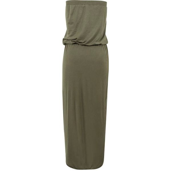 Bandeau klänning - URBAN CLASSICS - Viskos - Olivfärg - Kvinna - Asymmetrisk oliv S