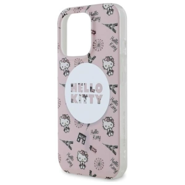 Coque MagSafe Hello Kitty IML All Over Paris för iPhone 16 Pro (rosa) rosa