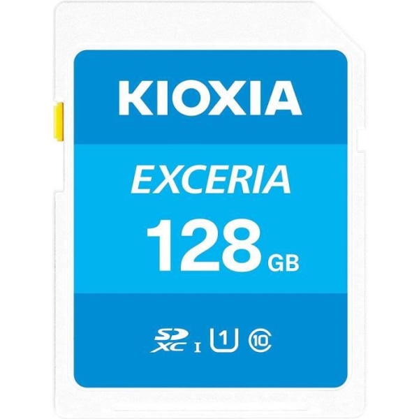 KIOXIA 128GB Exceria U1 Class 10 SD-kort - LNEX1L128GG4