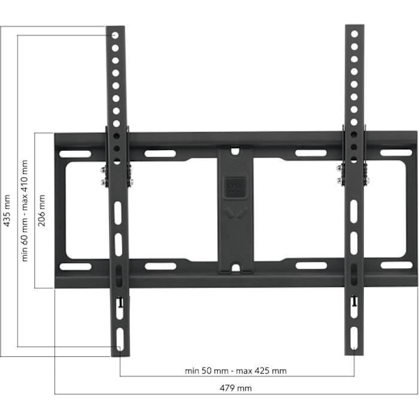 EN FÖR ALLA WM4421 LED/LCD TV Väggfäste 81-152 cm (32-60")