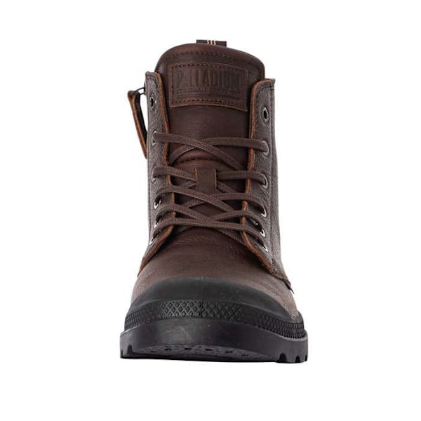 Bottines - Palladium - Pampa - Läder - Brun - Komfortdragkedja Mocka 41