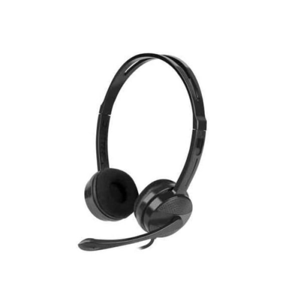Headset med mikrofon Natec Canary Black - Natec