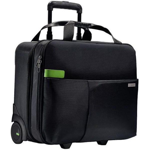 Hyttvagn - LEITZ - Carry-on Trolley Traveller - Vattentät - 2 hjul - Svart Svart