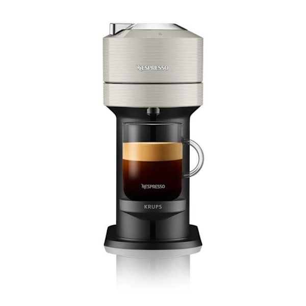NESPRESSO KRUPS Vertuo Next kaffemaskin, espressobryggare, grå YY4298FD Ljusgrått