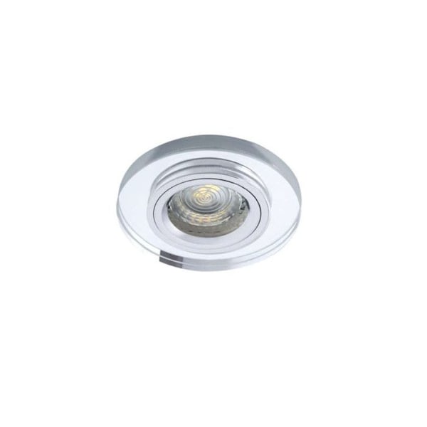 Dekorativt runt spotlightstöd - silver - GU5 - LED Pengar
