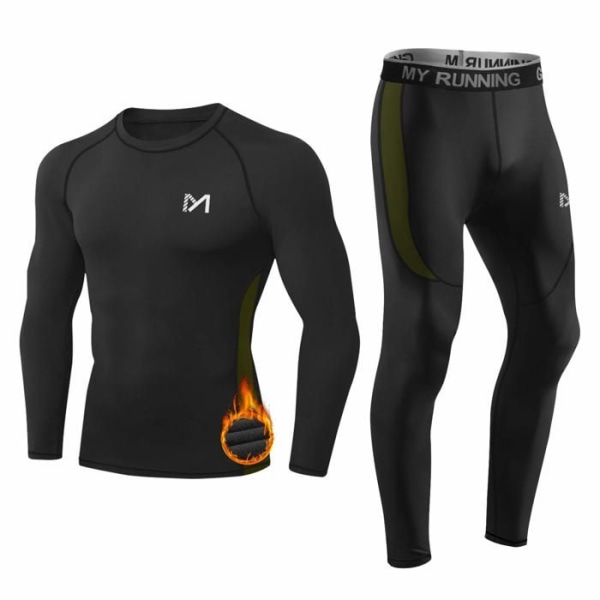 Kontaktuppgifter - underkläder set Meetyoo Thermounterwasche Set Herren Termiska underkläder set för män Grå jag