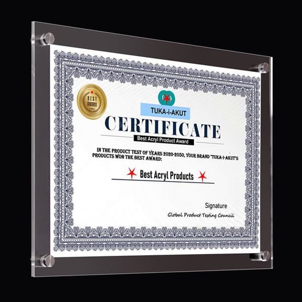 TUKA-i-AKUT TKD9402-A5-5x Transparent Akryl Displayram för A5