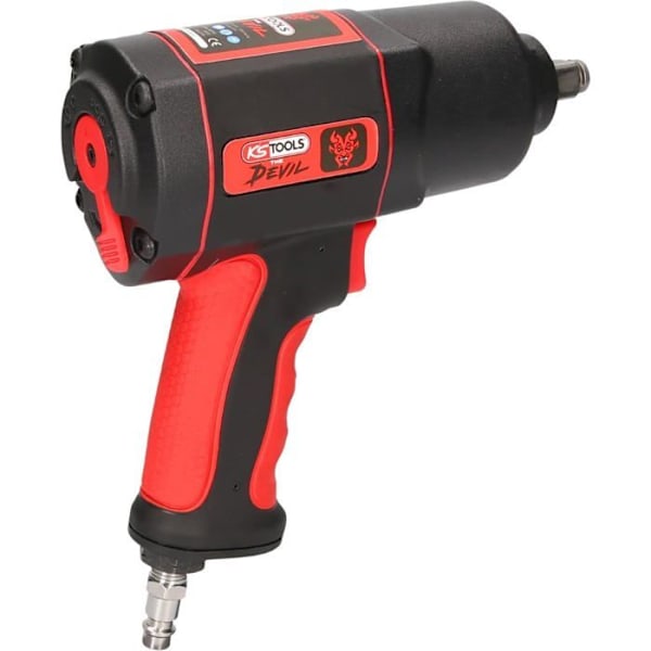 Slagnyckel - KS TOOLS - Mini 1/2 pneumatisk - Hög prestanda - Lätt vikt 1,2 kg - Kompakt 153 mm