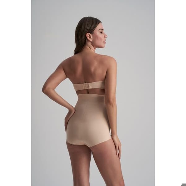 Hög midja trosa kvinna Bye Bra Smooth Essentials beige XL