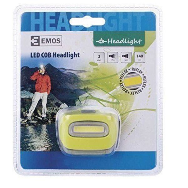 Emos Les electronics 1450, 2-nbspW COB LED-strålkastare, för 3-nbspx AAA, plast, gul, 4-nbspx 5, 9-nbspx