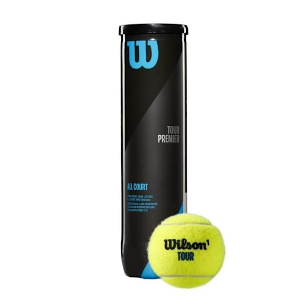 Tennisbollar - Wilson - Tour Premier - 4 bollar - Alla ytor - Hög prestanda