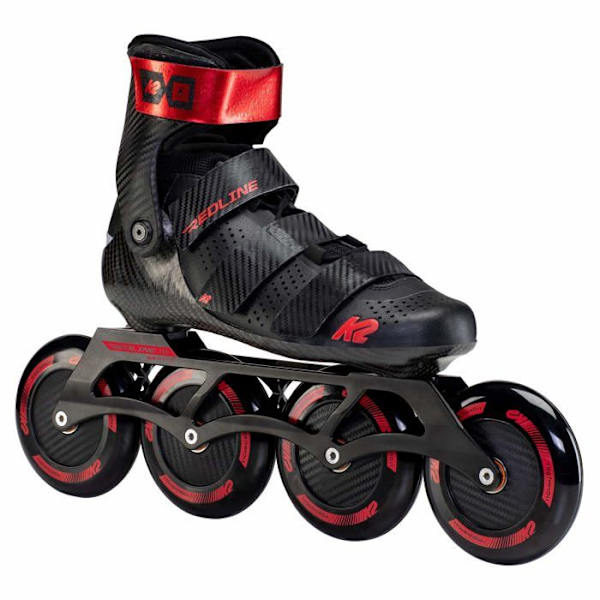 Roller in line K2 skridskor - I210201901 - K2 Redline 110 BlackRed Mixed Inlines Svart röd 44