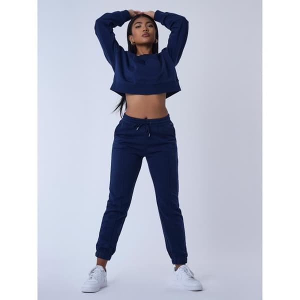 Basic elastiska joggingbyxor - PROJECT X PARIS - Dam - Midnattsblå - Fitness - Inomhus - Andas Midnattsblå M