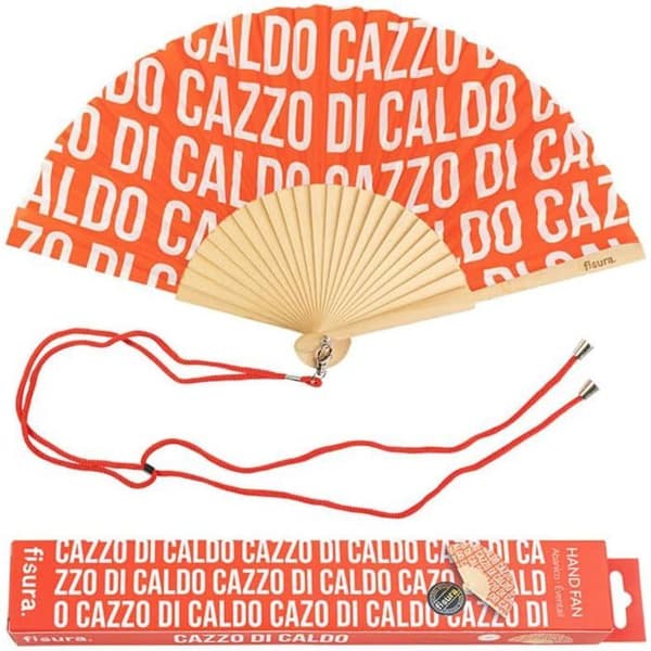 FLÄKT "C*ZZO DI CALDO" RÖD