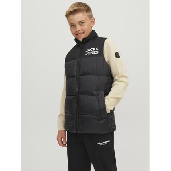 Jack & Jones Toby ärmlös dunjacka för barn Svart 12 år