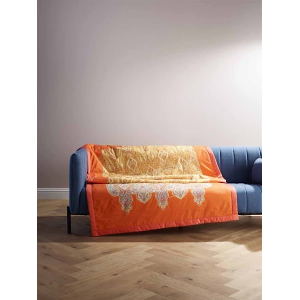 Servett Bassetti - 9322043 - RAGUSA Foulard i 100 % Bomull i Guld Y1, Dimensioner: 270 x 270 cm