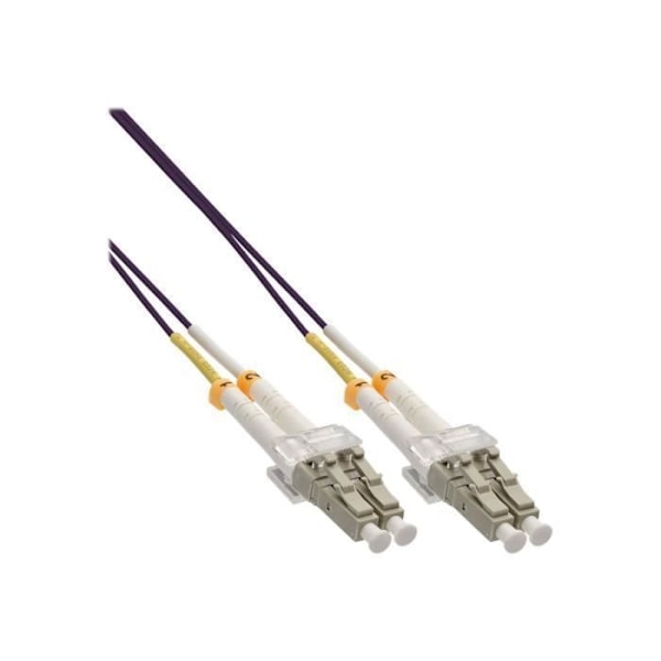 InLine LC Multi-Mode (M) till LC Multi-Mode (M) Patch-sladd 40 m fiberoptik 50 - 125 mikron OM4 Halogenfri...