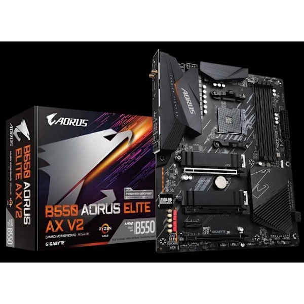 Moderkort - GIGABYTE TECHNOLOGY - B550 AORUS ELITE AX V2