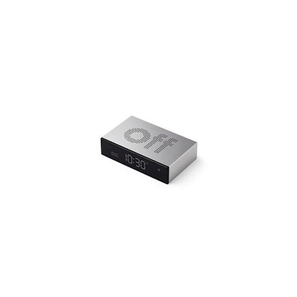 Radio-väckarklocka - Lexon - FLIP PREMIUM - Aluminium - Uppladdningsbar USB-C - Touch-kontroll Aluminium