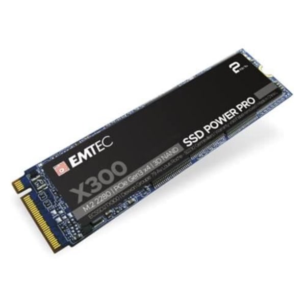 Hårddisk - EMTEC - X300 M2 SSD Power Pro 2 TB PCIe 3.0 x4, NVMe, M.2 2280