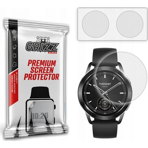 Skyddande film för Grizzglass smartklocka Matt PaperScreen för Xiaomi Watch S3
