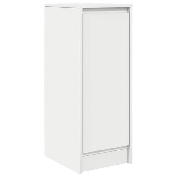 vidaXL Buffé vit 29,5x34x76 cm ingenjörsträ 861607