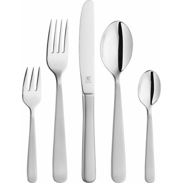 Zwilling - 02790-660-0 - 60-delars bestickset, för 12 personer, 18/10 rostfritt stål, matt, Trend-serien