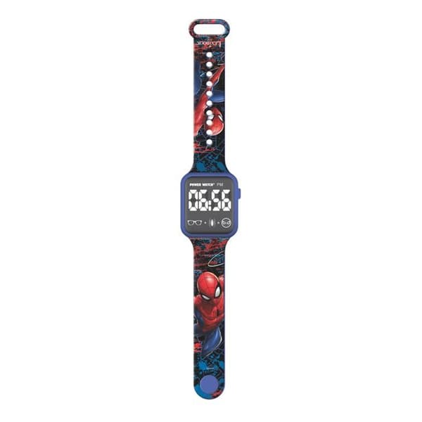 LED-spider-man klocka RÖD
