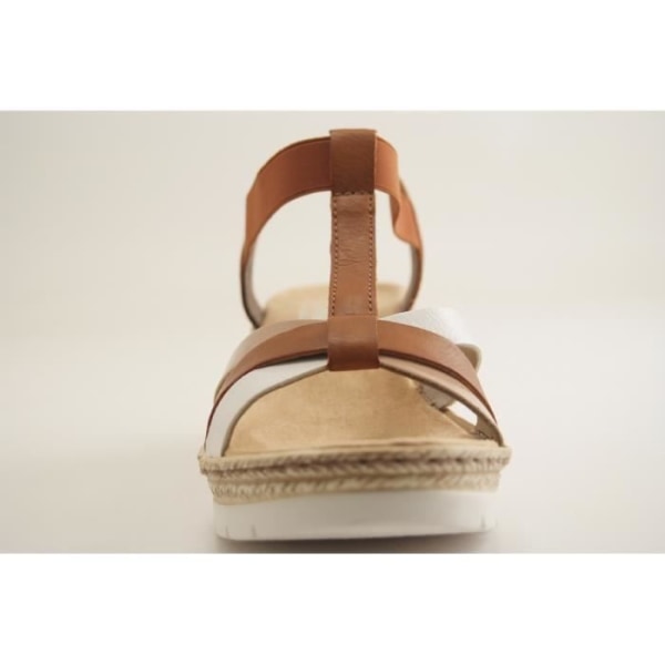 Salomé Rieker 61995 sandal - Dam - Brun - 5 cm kilklack - Antistress kastanj 39