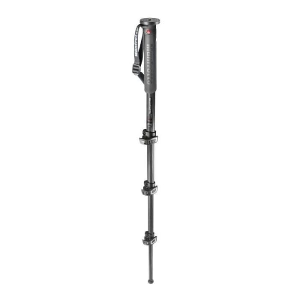 Manfrotto karbon monopod mpmxproc4 4-sektioner med quick power