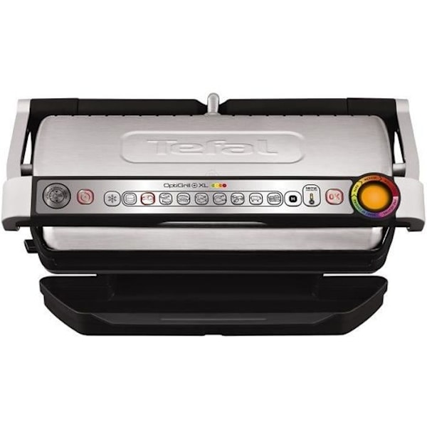 Tefal Optigrill XL GC722D elektrisk grill - Svart-Silver - Non-stick plattor - 2000W - Blinkers