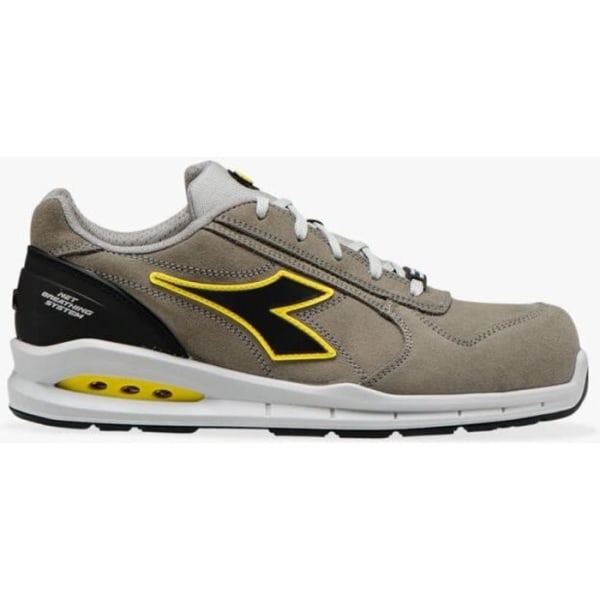 SKOR SÄKERHET - Diadora - RUN NET AIRBOX LOW S3 SRC - Grå - Läder - Unisex Grå 42