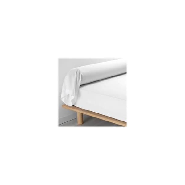 Kuddfodral - PROMO LINGE - LIA - Percale av bomull 78trådar - 185 x 85 cm - Vit Vit